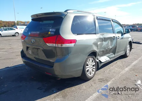 2012 Toyota Sienna Xle V6 8 Passenger из США, поврежденный, VIN 5TDYK3DC9CS203747